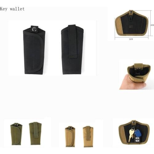 2020 New 3 Color Outdoor Military Pouch Belt Tactical EDC Key Wallet Small Pocket Keychain Holder Case Waist Key Pack Bag Tool