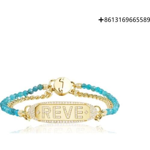 Original 1:1 French Light Luxury Bracelet WomenS Vintage Jewelry Bracelet With Colored Gold Bracelet