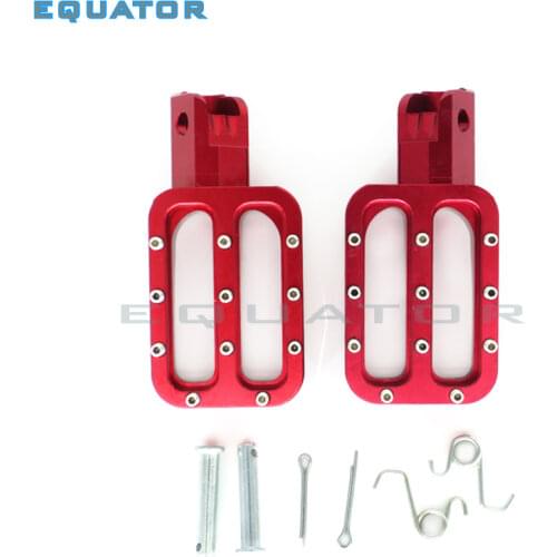 Billet CNC Foot Peg Pedals Rests Fit CR KAYO SDG IRBIS KLX TTR BSE XR TTR 50 70 110 125cc Pit Dirt Bike Motorcycle parts