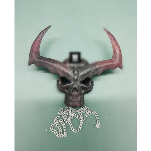 Custom 1/12 Scale Crown Bull Head Accessories Model for 6" Shf Mezco Ml Doll
