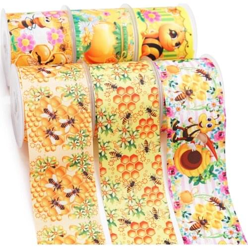 DIY Handmade Materials Printed Grosgrain Ribbon 50 Yard Per Size 50835