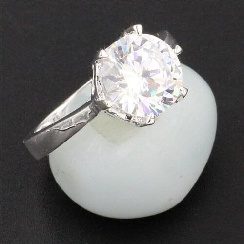 Luxurious Women/Lady Fashion Hight Quality Jewelry Rings Cz White Opal Ring For Party/Wedding HS0141R