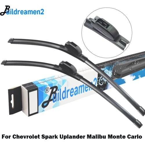 Buildreamen2 Car Wiper Blade Rubber Windscreen Removable Wiper For Chevrolet Spark Uplander Malibu Monte Carlo