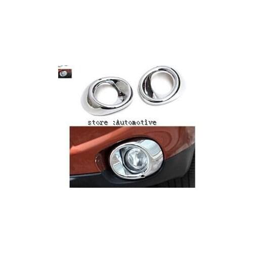2pcs/lot For Mitsubishi outlander 2013 2014 Front fog lamp shade fog lamp cover for outlander accessoriesc