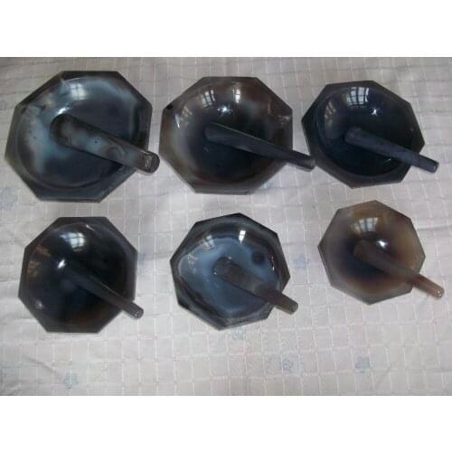 Agate Mortar and Pestle ID=180 mm