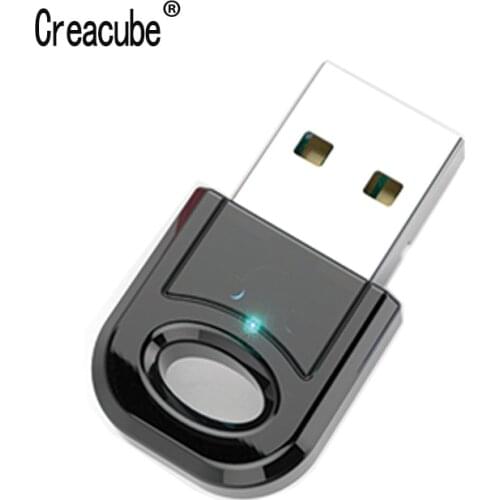 Creacube Wireless USB Bluetooth 5.0 Adapter Bluetooth Dongle Music Sound Receiver Adaptador Bluetooth Transmitter For PC