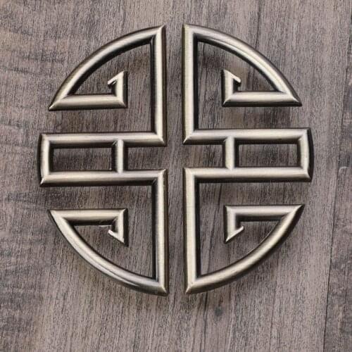 Ancient bronze solid brass made wooden door Handles heavy duty cabinet door Round Handles