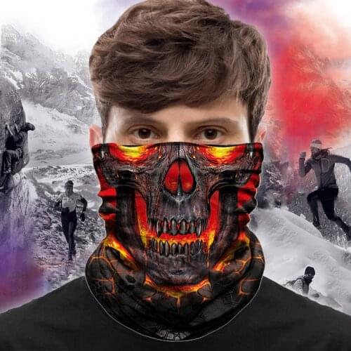 Camouflage Army Bandana Masque Buff Neck Gaiter Military Headband Skull Face Mask Outdoors Hunting Scarf Tactcial Venom Punisher