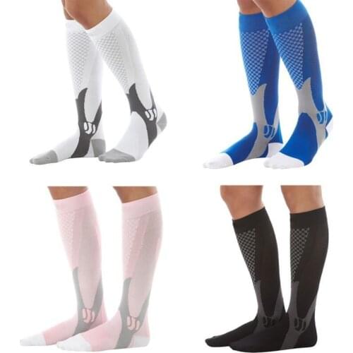 Unisex Running Gym Compression knee Socks High Support Socks Breathing Cycling Socer basketball Sports Socks