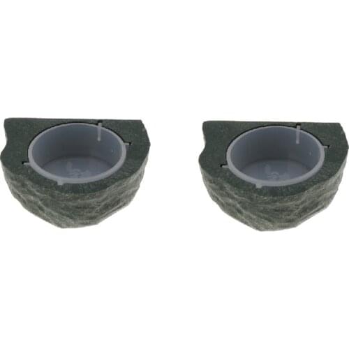 2x GECKO FEEDER LEDGE FOR GECKO DIET / REPTILE FOOD HOLDER BOWL