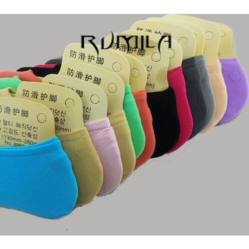 Summer comfortable cotton bamboo fiber girl womens socks ankle low female invisible color girl boy hosier 3pair=6pcs 3xWS40
