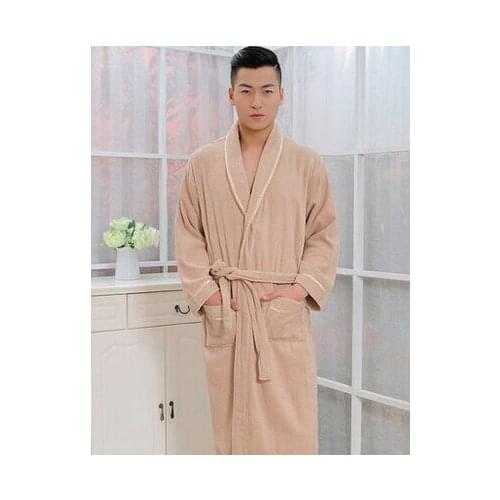 100% Cotton toweled terry Nightwear Kimono Pajama Dressing Gown Bath Robe