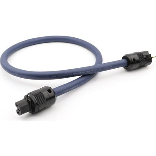 Monosaudio P902 5N OFC 5.5square AC Power cord Cable With Gold Plated EU Power plug for amp cd