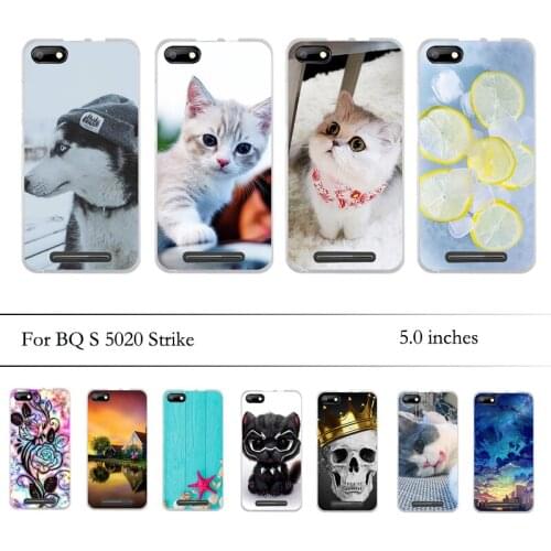 Soft TPU Silicone Shells Bags Case For BQ S 5020 Strike BQS-5020 Back Phone Case Cover For BQ 5020 BQ Strike BQS 5020 BQS-5020