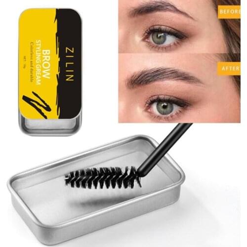 New Brand Natural Wild Brows Wax Long Lasting Waterproof Soap Brows Eyebrow Cream Tattoo Dye Tint Pen Eyebrow Enhancer Makeup Ge