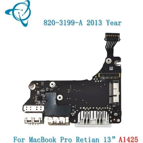 Shenyan Laptop A1425 Board USB HDMI SD I/O Read Card Board For MacBook Pro A1425 13.3" Retina 820-3199-A 661-7012 2012 2013 Year