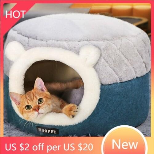 Cat litter winter warm dog kennel fully enclosed cat house four seasons universal winter cat mats pet supplies