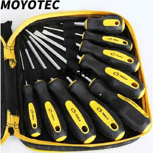 MOYOTEC 9Pcs Cross - Type Telescopic Screwdriver Small Radish Screwdriver Mini Ultra Short Screwdriver Micro Screwdriver
