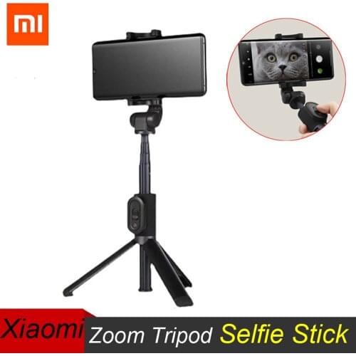 Xiaomi Zoom Tripod Selfie Stick with bluetooth Remote Foldable Extendable Monopod Portable 360 Degree Rotatable Phone Bracket