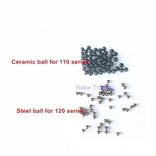 For Bosch fuel injector valve 110 series ceramic ball 120 series steel ball and ball seat, diesel engine repair tool