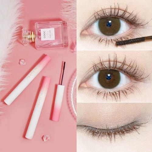 Peach Ultra-fine Brush Head Mascara Slim And Thick Curling Anti-sweat Waterproof Lasting Non-smudge Curling Mascara TSLM1