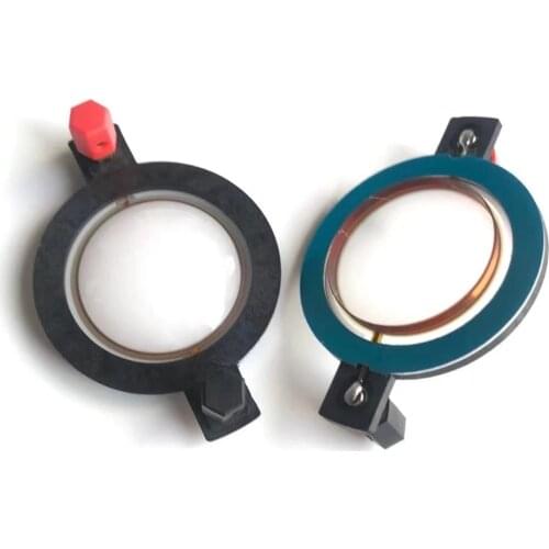 2 pcs 44.4 mm speaker Horn Tweeter Diaphragm Voice Coil Polymer Composite Film Driver Treble Ring Soft Sound Speaker Repair