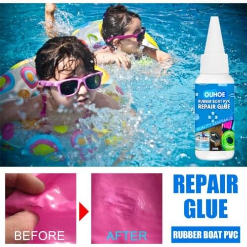 30ML Strong Adhesives Glue Rubber Swimming Pool Lifebuoy Pad Repair Glue Anti-Leaking Sealant Agent Fix Super Strong Repair Glue