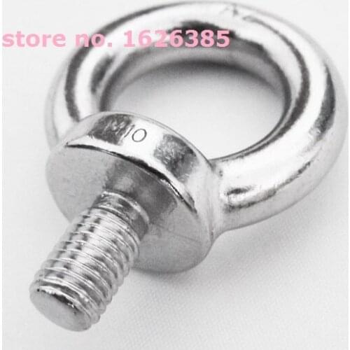 M6--M8 304 stainless steel DIN580 eye bolt lifting rigging hardware,boat part,marine hardware