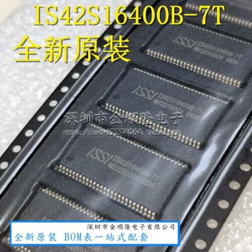 5pieces IS42S16400B 7T ISSI ISSI TSOP FLASH