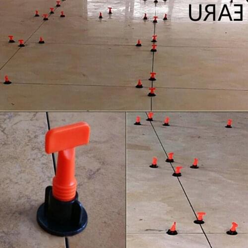 50pcs/set Level Wedges Tile Spacers For Flooring Wall Tile Spacer Carrelage Tile Leveling System Leveler Locator Spacers Plier