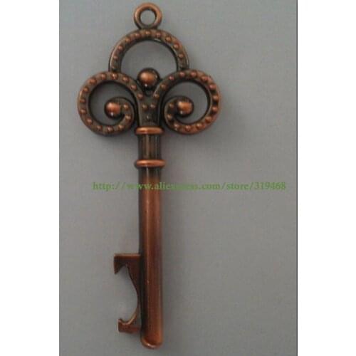 500pcs/lot RA Key to My Heart Collection Antique Victorian key Bottle Opener Openers wedding favors guest gift