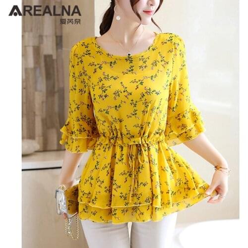 AREALNA Peplum Blouses