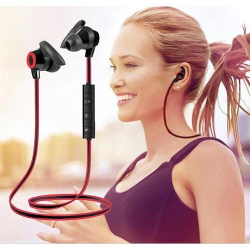Bluetooth 5.0 Wireless Headset Neckband Earphone Rechargeable Stereo Sports In-Ear Earbuds Headset Bluetooth Earphone with Mic