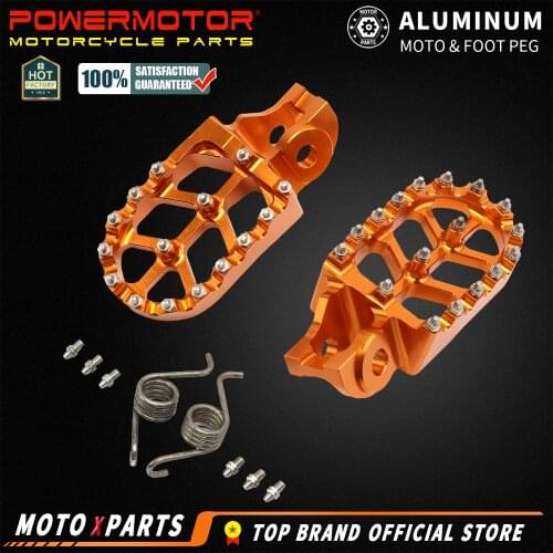 CNC Foot Pegs FootRest Footpegs Rests Pedals For SX SXF EXC EXCF XCF XCW XCFW 65 85 125 150 250 300 350 400 450 530 ADVENTURE