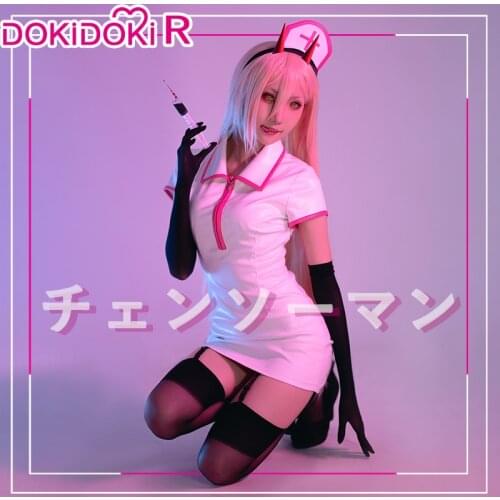 DokiDoki-R Manga Chainsaw Man Power Cosplay Chainsaw Man Cosplay Power Nurse Uniform Costume/Accessories
