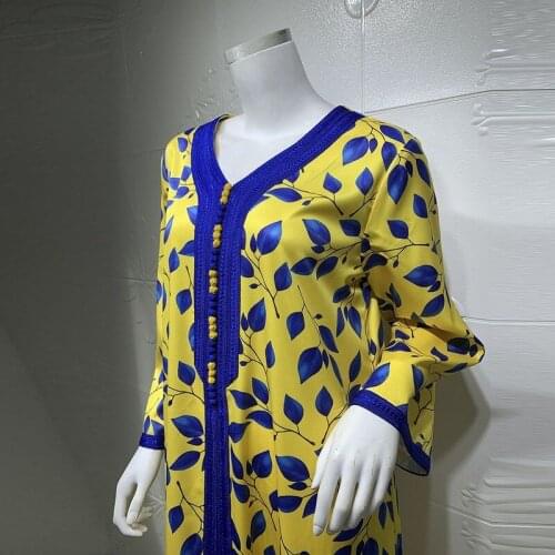 Eid Mubarak Abaya Dubai Turkey Arabic Muslim Dress Islam Clothing Dresses Abayas For Women Jalabiya Robe Longue Femme Kaftan