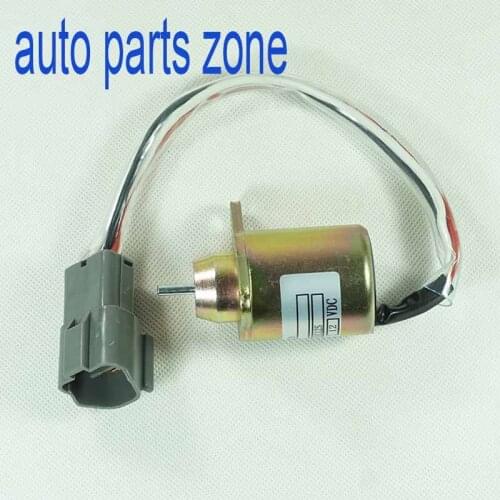 MH Electronic 12V Fuel Shutdown Diesel Shut Off Solenoid For Yanmar John Deere 1503ES-12S5SUC12S 1503ES12S5SUC12S 119233-77932