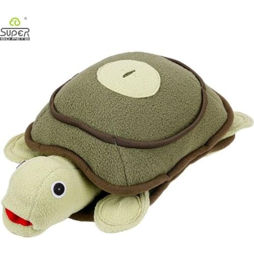 Pet Dog Slow Feeding Toy Dog Tortoise Mat Snuffle Toy Squeaky Interactive Dog Foraging Toy for Encourages Natural Foraging