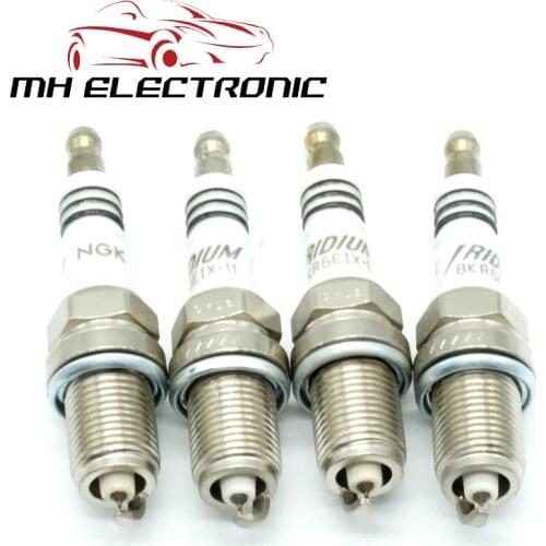 MH ELECTRONIC 4 PCS/LOT Iridium BKR6EIX-11 4272 BKR6EIX11 Spark Plug For Toyota Lexus Suzuki High Quality