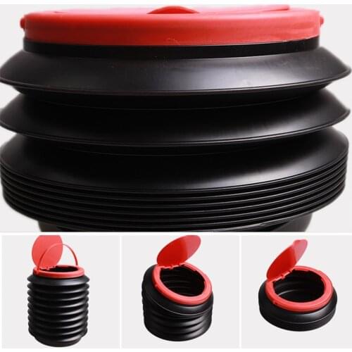 Multifunction Folding Bucket 4L Car Collapsible Water Fishing Bucket Camping Outdoor car Garbage Plastic Bucket Storage Box