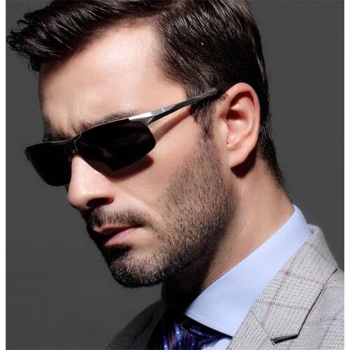 RunBird Aluminum Magnesium Polarized Sunglasses Men Brand Designer Fashion Eyes Protect Sun Glasses Gafas De Sol Hombre R562