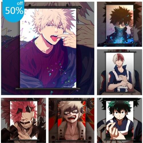 My My Hero Aka Midori Yabaku Gosho and Dabi Kirishima Anime Posters Canvas Painting Wall Decor Wall Art Picture Home Decor