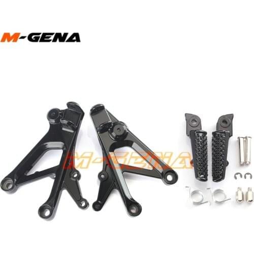 Front Footpegs Foot Pegs Footrest Pedals Bracket For CBR600 F4 CBR600F4 1999-2000 CBR600F4I CBR600 F4I 2001-2006