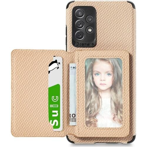 Woven Pattern Card Wallet Case For Samsung S21 Ultra Note 20 S21 FE S10 S20 Plus A82 A72 A52 A42 A32 Leather Magnetic Phone Case