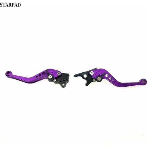 CNC Universal Motorcycle Scooter Brake Lever Front Disc Rear Drum Adjustable Brake Clutch Levers Handle for HONDA YAMAHA SUZUKI