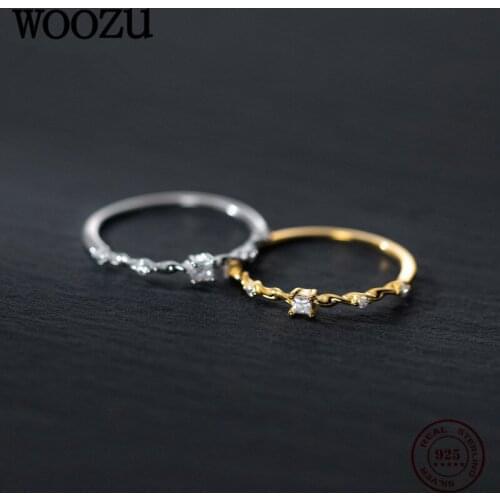 Кольца с фианитами для женщин Woozu China At AliExpress