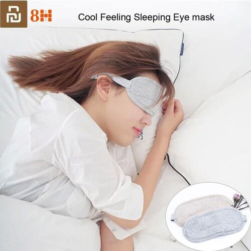 100% Original Youpin 8H Eye mask Travel Office Sleeping Rest Aid Portable Breathable Sleep Goggles Cover Feel cool ice Cotton