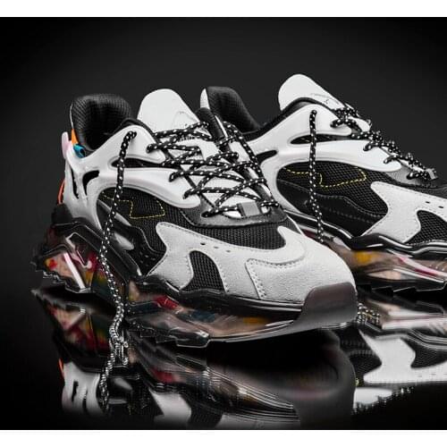 2021 Brand Rubber Platform Chunky Sneakers Fashion Men Running Shoes Zapatillas Hombre Footwear Casual Mens Trainers For Jogging