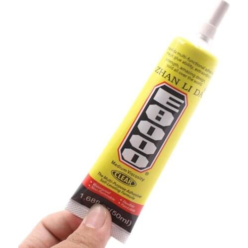 50ml E8000 Strong Liquid Glue Clothes Fabric Clear Leather Adhesive Jewelry Stationery Phone Screen Office Supplies