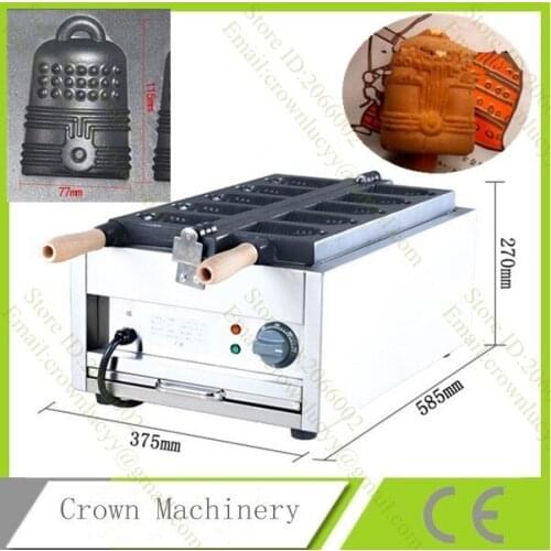 Non-stick 110v 220v Electric Commercial Bell Shape Waffle cake oven; Waffle maker; Waffle machine